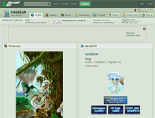 Tablet Screenshot of hasbean.deviantart.com
