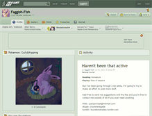 Tablet Screenshot of faggish-fish.deviantart.com