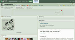 Desktop Screenshot of doctor-internet.deviantart.com