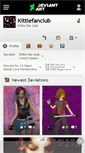 Mobile Screenshot of kittiefanclub.deviantart.com