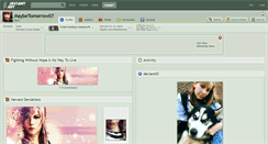 Desktop Screenshot of maybetomorrow07.deviantart.com