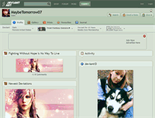 Tablet Screenshot of maybetomorrow07.deviantart.com