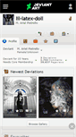 Mobile Screenshot of lil-latex-doll.deviantart.com