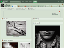 Tablet Screenshot of nalioutz.deviantart.com