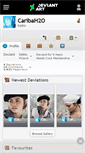 Mobile Screenshot of caribah2o.deviantart.com