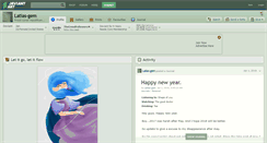 Desktop Screenshot of latias-gem.deviantart.com