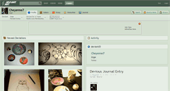 Desktop Screenshot of cheyenne7.deviantart.com