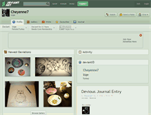 Tablet Screenshot of cheyenne7.deviantart.com