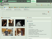 Tablet Screenshot of motorcity.deviantart.com