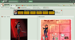 Desktop Screenshot of coda-leia.deviantart.com