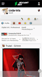 Mobile Screenshot of coda-leia.deviantart.com