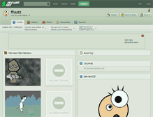 Tablet Screenshot of ffuuzz.deviantart.com