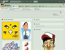 Tablet Screenshot of gilcalmo.deviantart.com