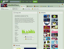 Tablet Screenshot of liloxstitchfans.deviantart.com