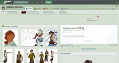 Desktop Screenshot of catriana-sommers.deviantart.com