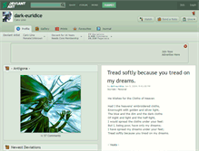 Tablet Screenshot of dark-euridice.deviantart.com