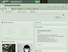 Tablet Screenshot of einhundertacht-nacht.deviantart.com