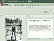 Tablet Screenshot of mivion.deviantart.com