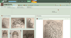 Desktop Screenshot of hedgewitch24.deviantart.com