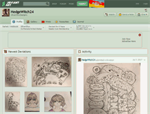Tablet Screenshot of hedgewitch24.deviantart.com