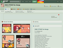 Tablet Screenshot of hime-otome-fan-manga.deviantart.com