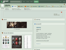 Tablet Screenshot of natexty.deviantart.com