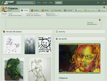 Tablet Screenshot of chiparoo.deviantart.com