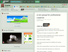 Tablet Screenshot of dweran.deviantart.com