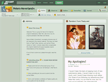 Tablet Screenshot of peters-neverland.deviantart.com