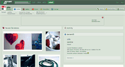 Desktop Screenshot of crln.deviantart.com