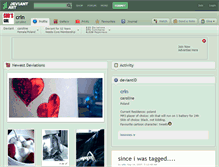 Tablet Screenshot of crln.deviantart.com