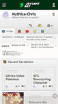 Mobile Screenshot of mythica-chris.deviantart.com