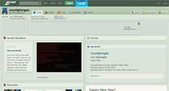 Desktop Screenshot of amynightingale.deviantart.com