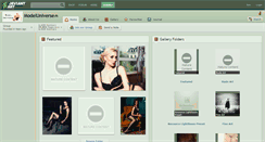 Desktop Screenshot of modeluniverse.deviantart.com