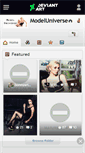 Mobile Screenshot of modeluniverse.deviantart.com