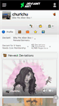 Mobile Screenshot of churichu.deviantart.com