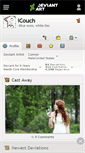 Mobile Screenshot of icouch.deviantart.com