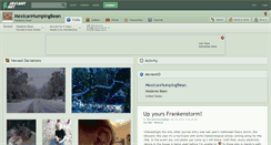 Desktop Screenshot of mexicanhumpingbean.deviantart.com