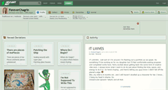 Desktop Screenshot of foreverchagrin.deviantart.com
