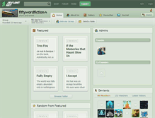 Tablet Screenshot of fiftywordfiction.deviantart.com