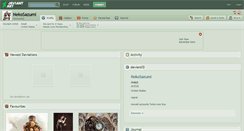Desktop Screenshot of nekosazumi.deviantart.com