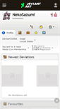 Mobile Screenshot of nekosazumi.deviantart.com