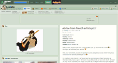 Desktop Screenshot of loubatas.deviantart.com