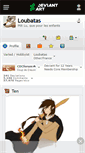 Mobile Screenshot of loubatas.deviantart.com