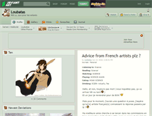 Tablet Screenshot of loubatas.deviantart.com
