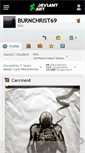 Mobile Screenshot of burnchrist69.deviantart.com