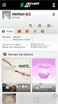 Mobile Screenshot of memoo-js2.deviantart.com