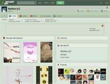 Tablet Screenshot of memoo-js2.deviantart.com
