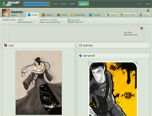 Tablet Screenshot of geonox.deviantart.com