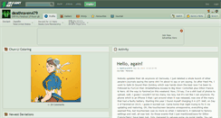 Desktop Screenshot of deathraven479.deviantart.com